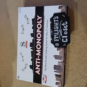 Anti-Monopoly Board Game by University Games